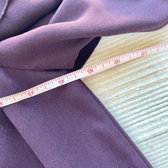 Wilfred Artizia Off The Shoulder Long Sleeve Blouse | Purple Size Small - Picture 6 of 7